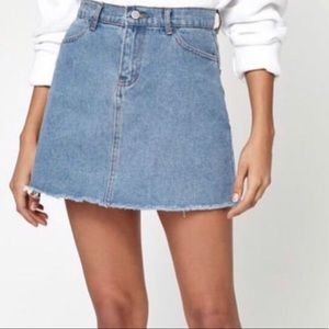 Brandy Melville blue Jean skirt